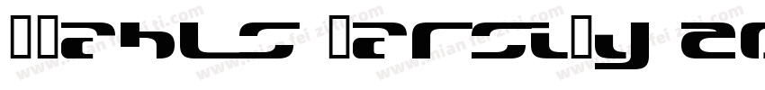 Stahls Varsity 2000-Medium字体转换